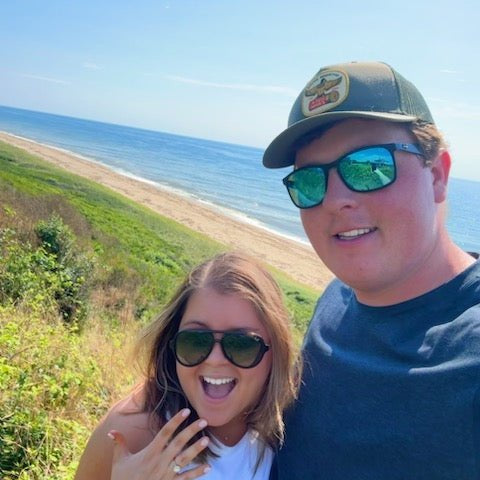Maddie & Alex’s Halo Ring and Nantucket Proposal - Walton's Jewelry