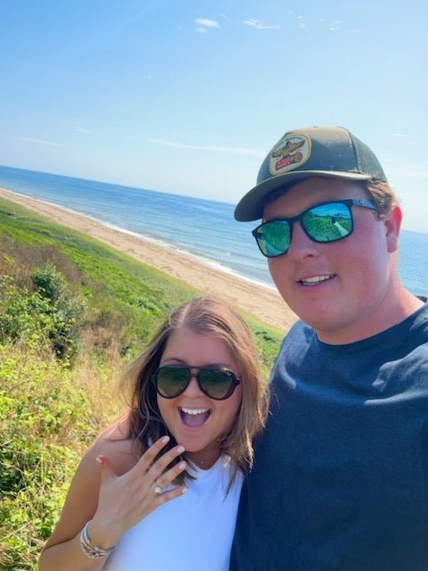 Maddie & Alex’s Halo Ring and Nantucket Proposal - Walton's Jewelry