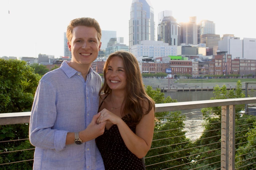 Hayden & Morgan’s Custom Engagement Ring in Nashville - Walton's Jewelry
