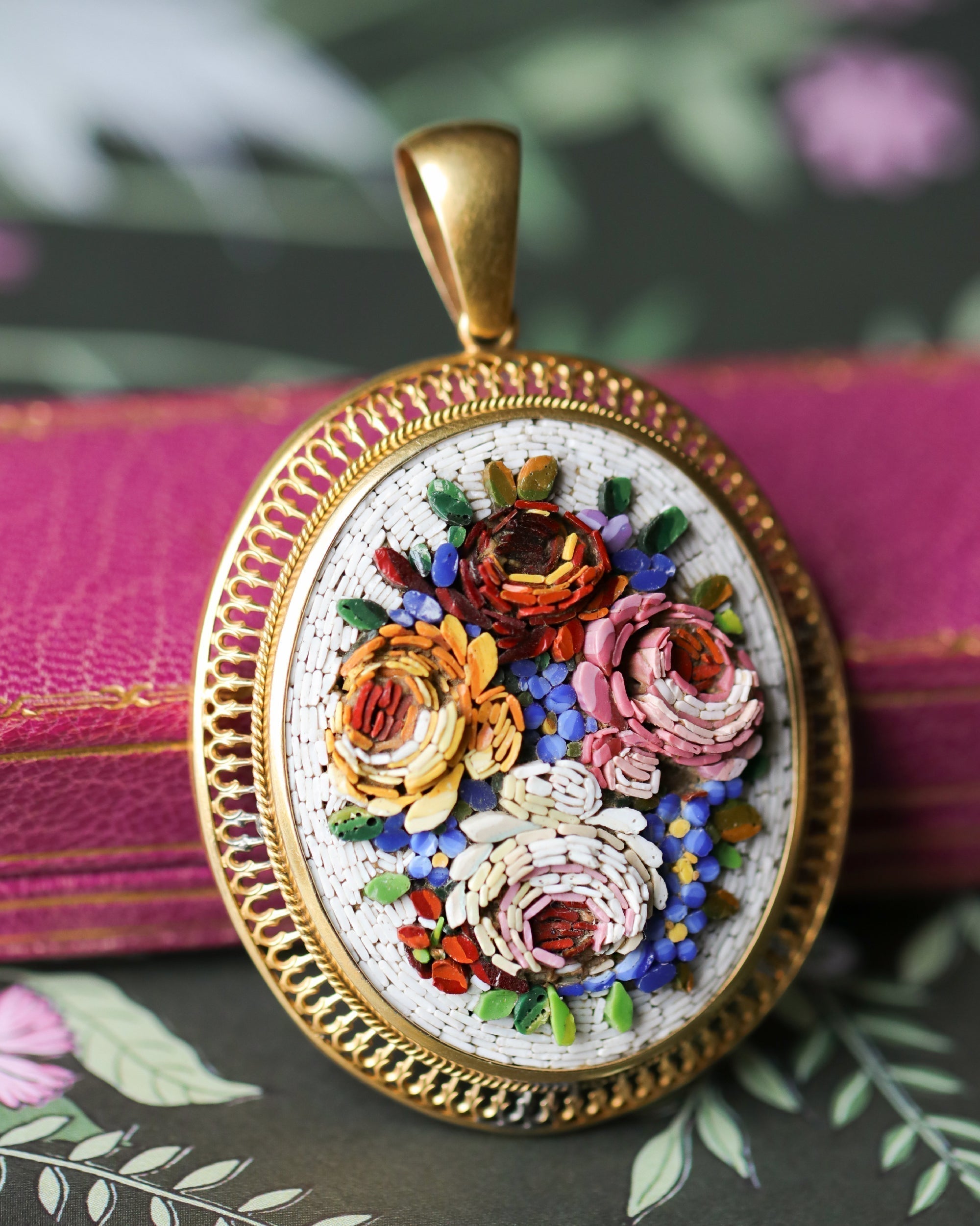 A Mini History of Micro Mosaic Jewelry