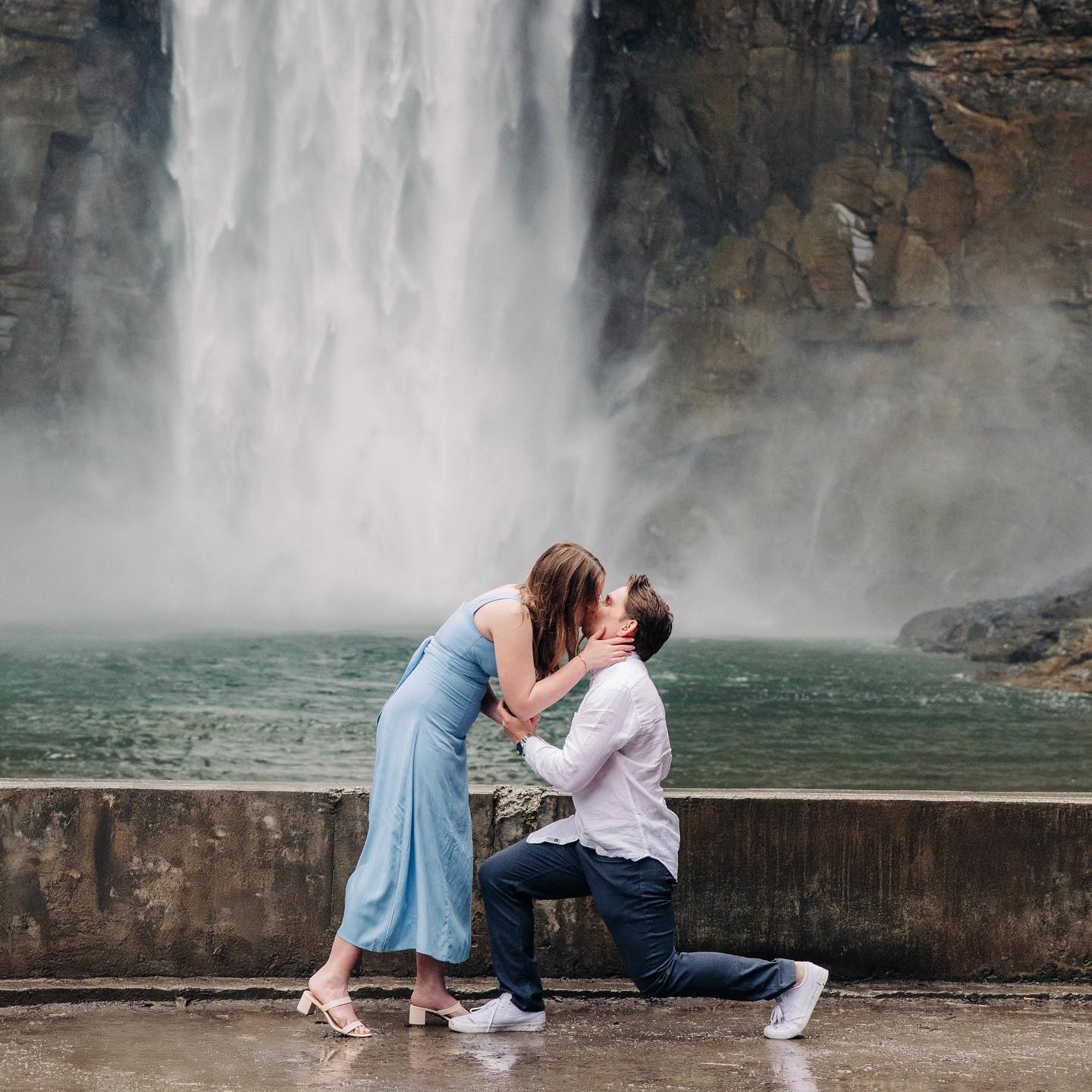 A Waterfall Proposal: Jordan & Amelia - Walton's Jewelry