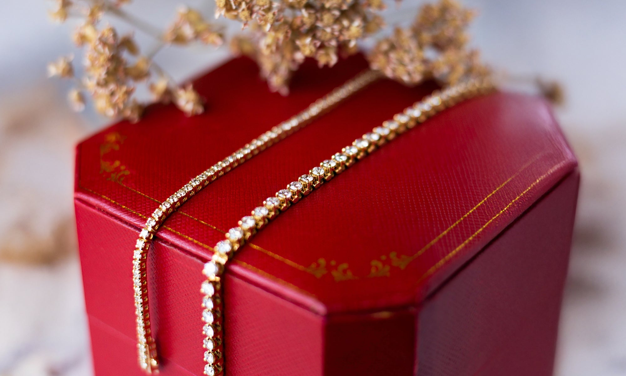 Yellow Gold Diamond Tennis Bracelets | Available at Walton's Jewelry