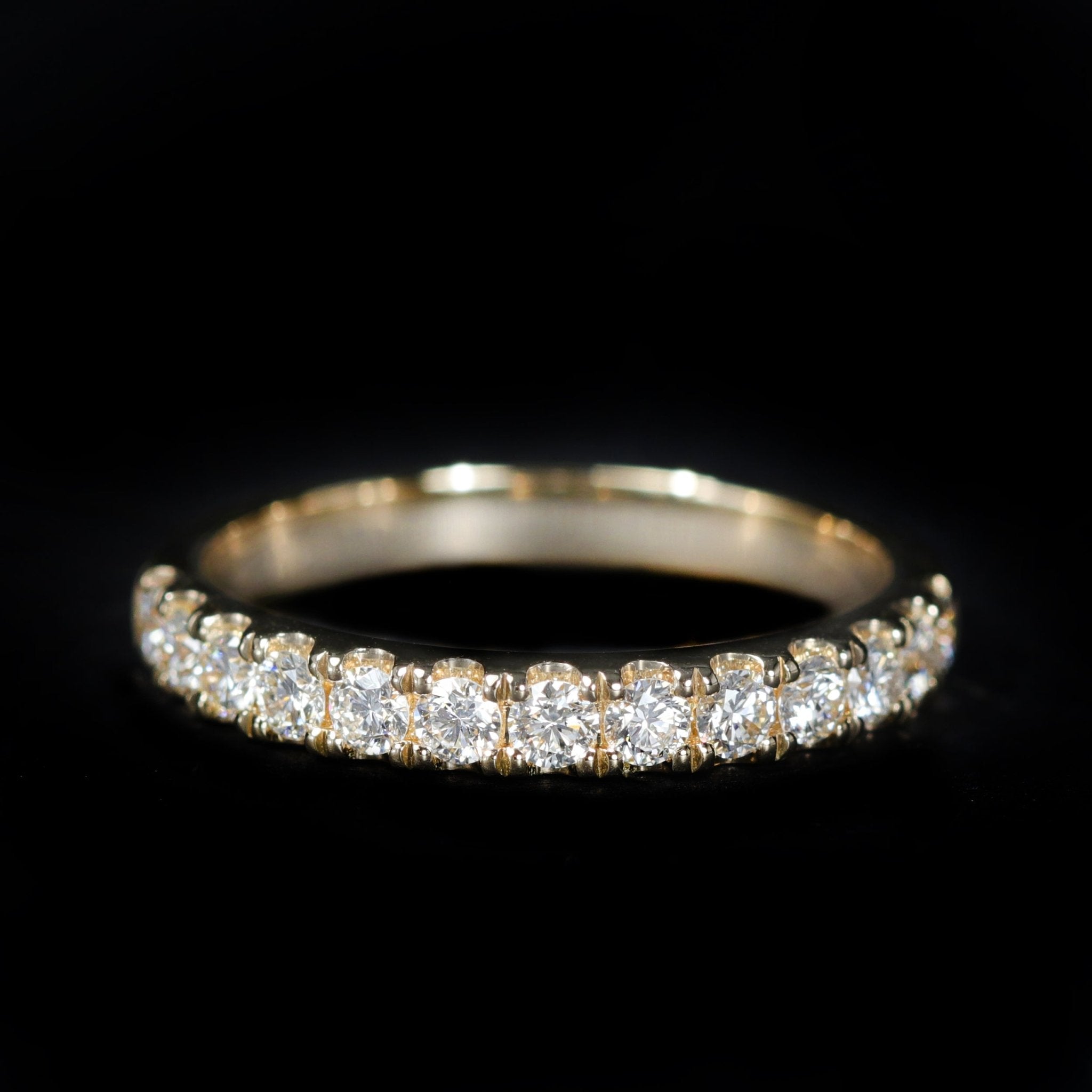 14K Yellow Gold 0.56 CTW Diamond Band - Walton's Jewelry