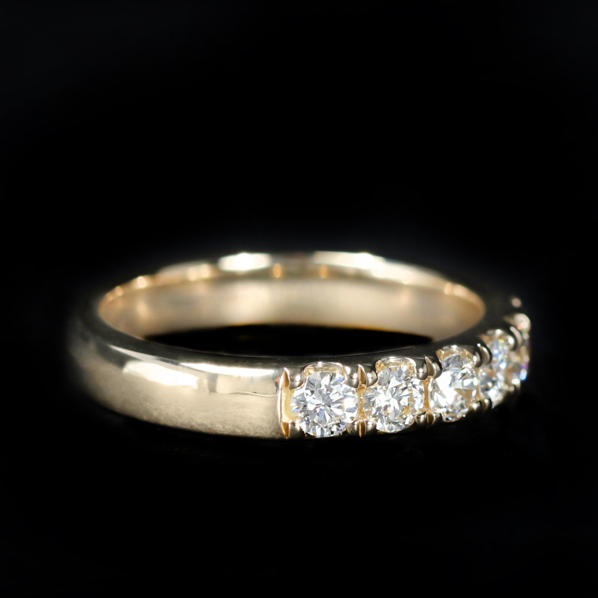 14K Yellow Gold 1.07 CTW Diamond Band - Walton's Jewelry