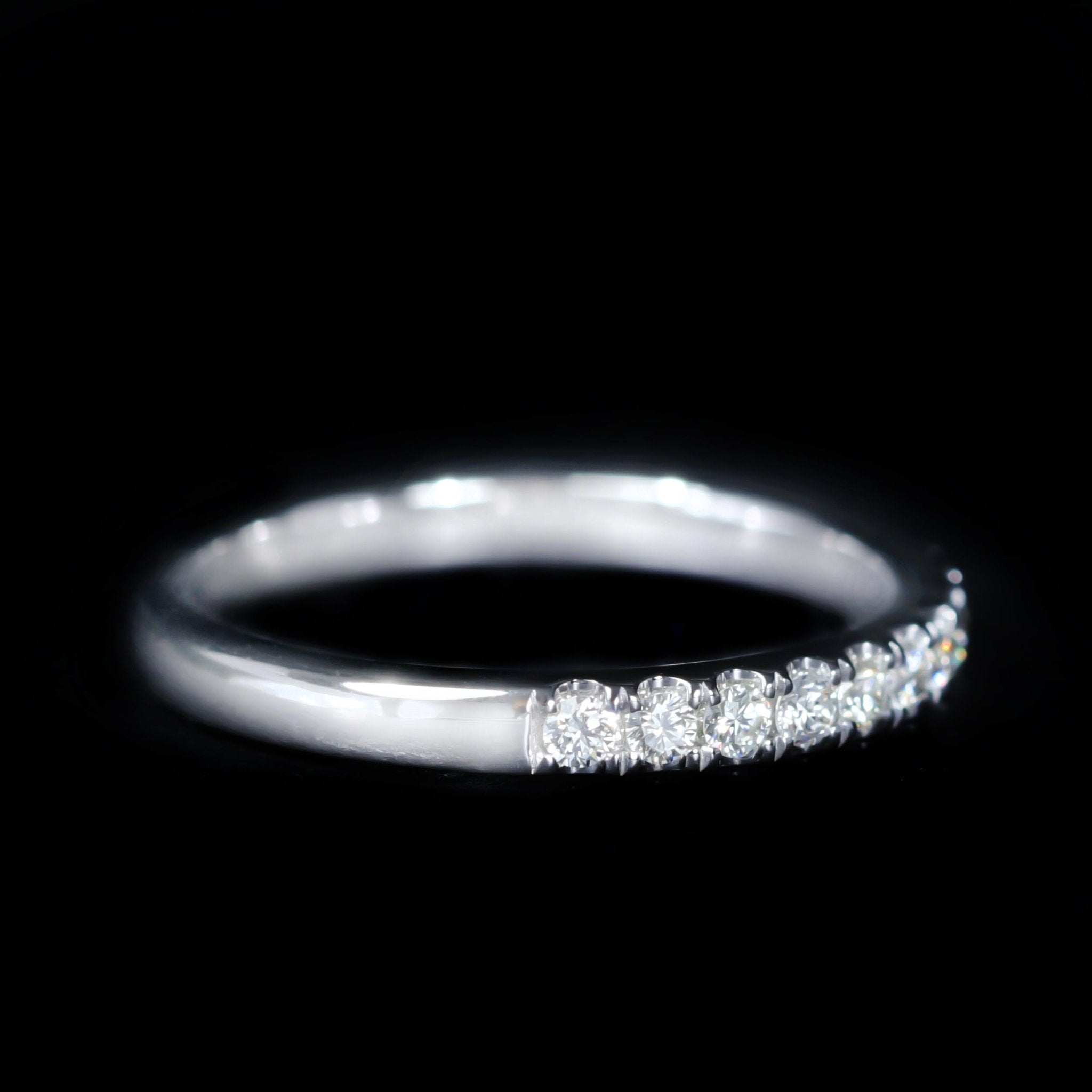 14K White Gold 0.35 CTW Diamond Band - Walton's Jewelry