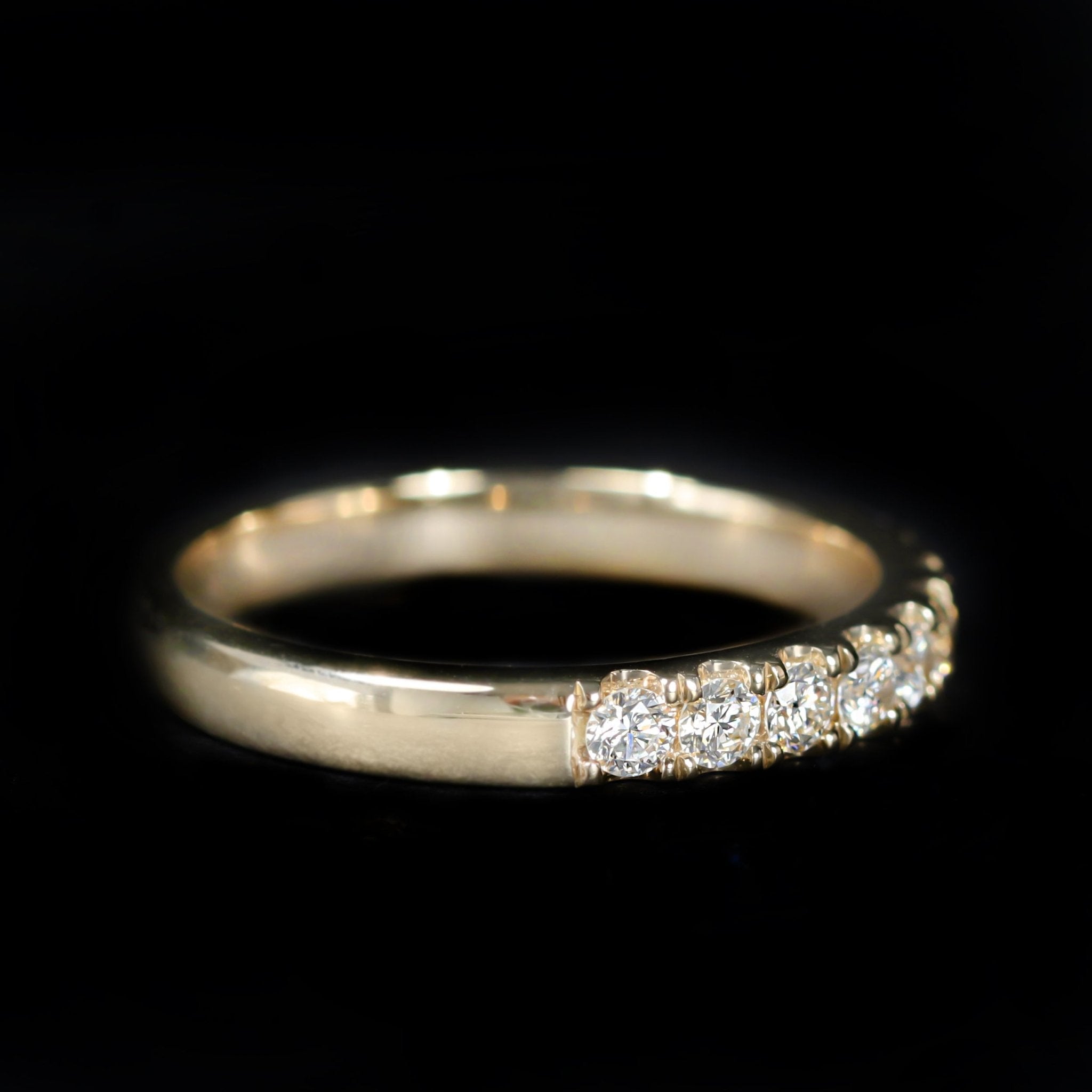 14K Yellow Gold 0.56 CTW Diamond Band - Walton's Jewelry