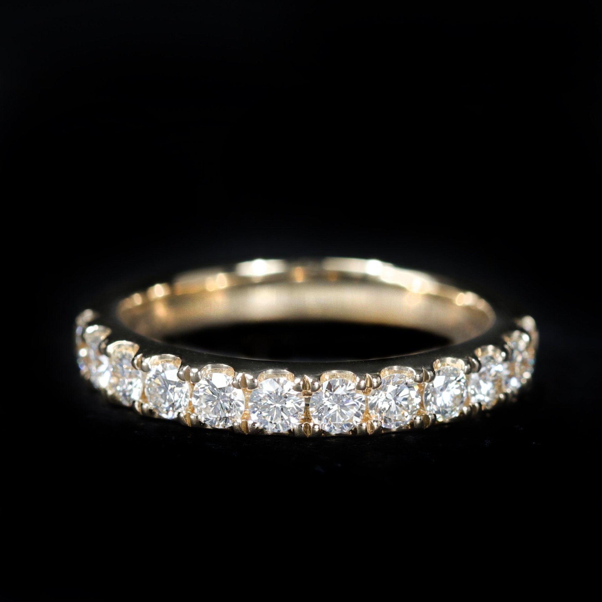14K Yellow Gold 0.76 CTW Diamond Band - Walton's Jewelry