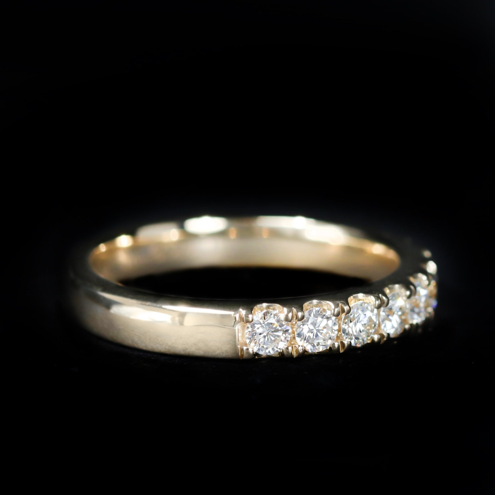 14K Yellow Gold 0.76 CTW Diamond Band - Walton's Jewelry