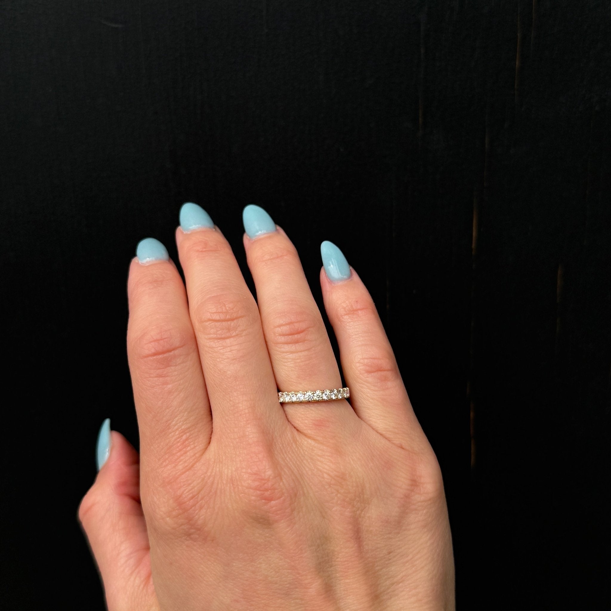 14K Yellow Gold 0.56 CTW Diamond Band - Walton's Jewelry