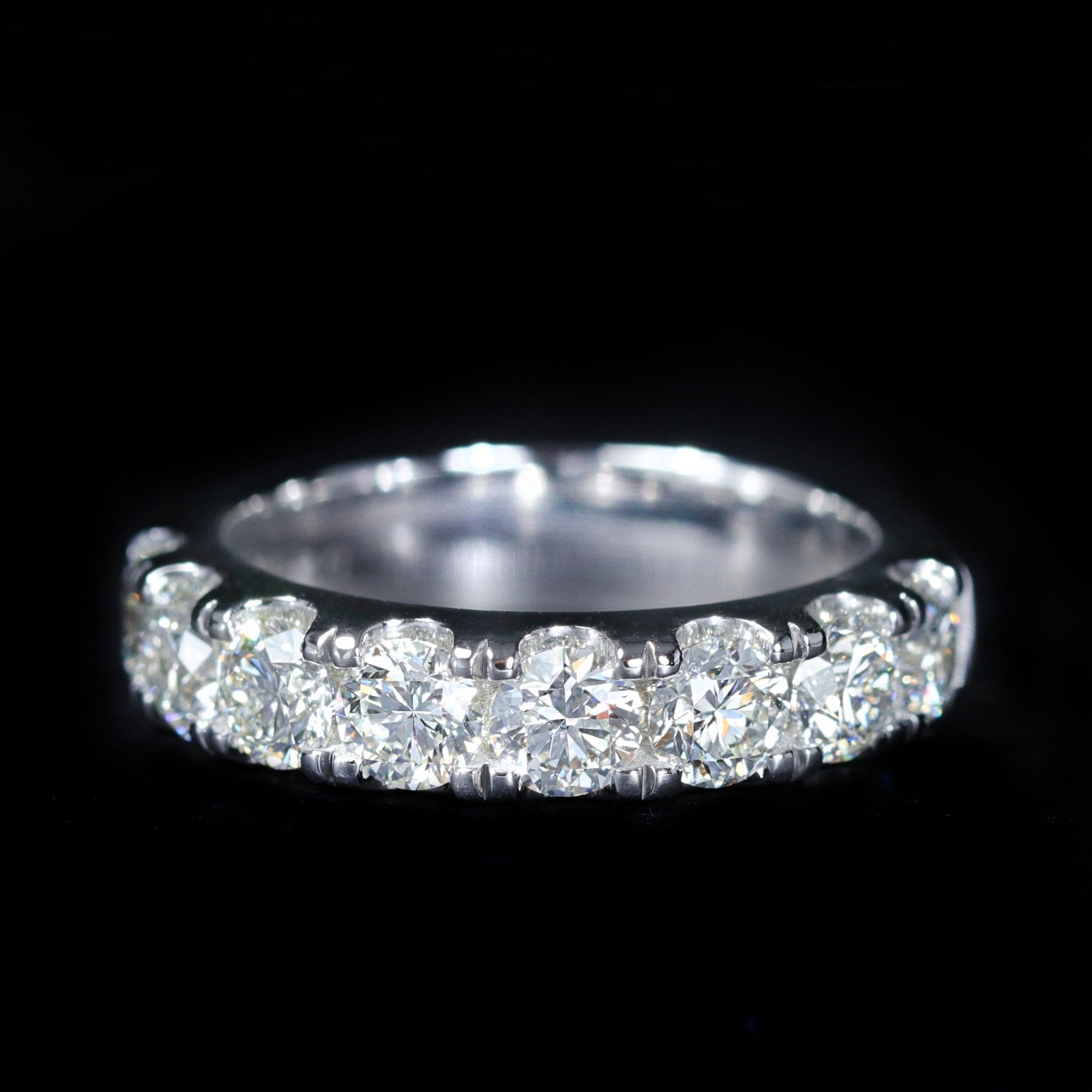 14K White Gold 2.11 Carat Diamond Band - Walton's Jewelry