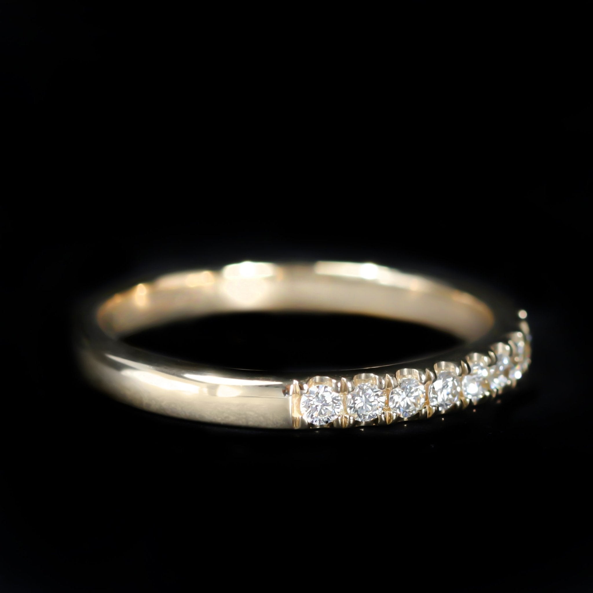 14K Yellow Gold 0.35 CTW Diamond Band - Walton's Jewelry