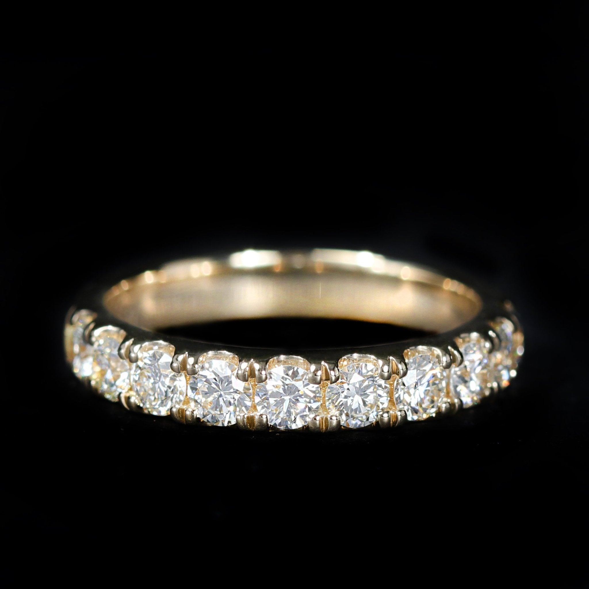 14K Yellow Gold 1.07 CTW Diamond Band - Walton's Jewelry